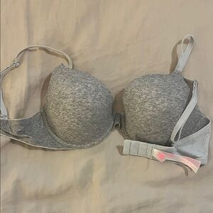 PINK Victoria's Secret Heather Gray Bra